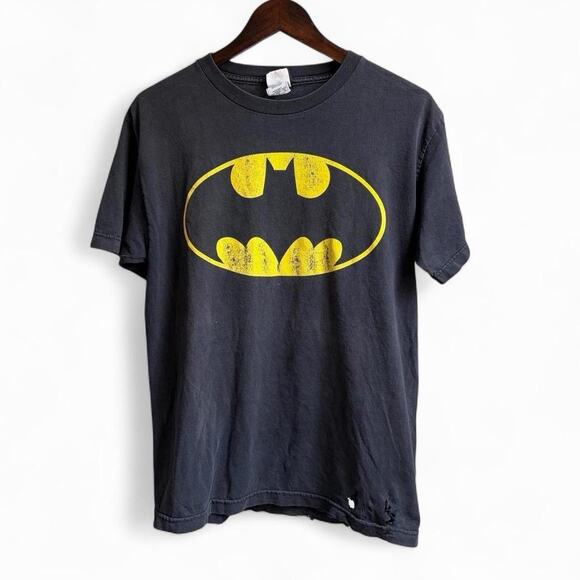 DC Comics Other - Vintage Y2K Batman Logo Superhero Faded Grunge DC Comics Mens M Tee